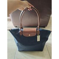 ราคา กระเป๋าผ้ามือสอง แบรนด์ Longchamp หูยาว (24994123343)