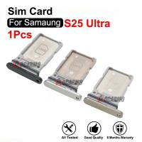 ราคา สําหรับ Samsung Galaxy S25Ultra ถาดซิม Dual Sim Card Holder Slot Replacement Part Black Silver Gold (51955234543)