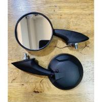 ราคา กระจกติดชิวทรงกลม ใส่ pcx Nmax (ติดชิวกับรถได้ทุกรุ่น) (9827422041)