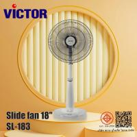 ราคา Ghouse Online Victor พัดลมสไลด์ 18นิ้ว รุ่น SL-183 คละสี (เทา, ฟ้าพาสเทล, เขียวพาสเทล) สินค้าขายดี! (27008561975)