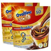 ราคา Ovaltine 3in1 GOLD with Ginkgo สูตรน้ำตาลน้อยกว่า สำหรับผู้ใหญ่วัย 50 ขึ้นไป x 13ซอง (2แพค) (3706556696)