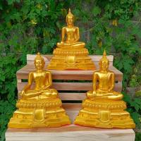 ราคา พระพุทธรูปสามสมัย สีน้ำทอง หน้าตัก 5 นิ้ว สมัยสุโขทัย สมัยอู่ทอง สมัยเชียงแสน พุทธลักษณะงดงาม เข้าพิธีพุทธาภิเษกแล้ว T (21875979063)
