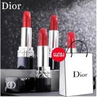ราคา [% ของแท้]ลิปสติก Dior, 999 Matte Lipstick ลิปสติกหญิงแท้สีแดง, รุ่นคลาสสิก Dior #999#888 3.5 g สีแดงรุ่นคลาสสิค (9319384512)