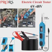 ราคา Newest 6V-48V Electric Circuit Tester with Voltage Display LED Light Car Electrical System Tester P (42777997826)