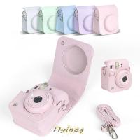 ราคา HYINOG กล้องทันที, หนัง PU พร้อมกระเป๋าเก็บสายคล้องไหล่, สีทึบ Travel Soft Scratchproof กระเป๋าการถ่ายภาพสําหรับ Fujifilm Instax Mini 12 (49755312306)