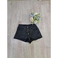 ราคา Used กางเกงยีนส์ขาสั้นสีดำ ❤️ 89 บาท❤️ แบรนด์ FIFTY CO JEANS Size S เอว 26" สพ.34" ยาว 12" สีดำ (20057118918)