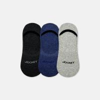 ราคา Jockey 3 คู่ผู้ชาย No Show ถุงเท้าข้อเท้าผ้าฝ้าย JMS308657 (43665312537)