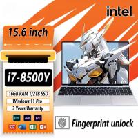 ราคา แล็ปท็อปบางเฉียบดั้งเดิมใหม่ 15.6 นิ้ว Windows 11 Pro Intel Core 8500Y 16GB DDR4 1/2TB SSD ลายนิ้วมือ Unclak รับประกัน 3 ปี Protablet Office แล็ปท็อปสําหรับเล่นเกมคอมพิวเตอร์โน้ตบุ๊ค (28533015590)