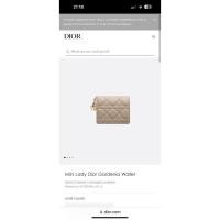 ราคา Mini Lady Dior Gardenia wallet สี Taupe (29013610773)