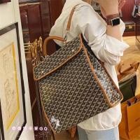 ราคา [คลังสินค้าพร้อมในทัวร์] Goyard Goyard Saint Leger กระเป๋าเป้สะพายหลังพับได้กระเป๋านักเรียนผู้ชายผู้หญิงกระเป๋าเป้สะพายหลัง (55702736484)