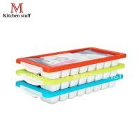 ราคา M KICHEN 5105 ถาดน้ำแข็ง ที่ทำน้ำแข็ง ถาดแม่พิมพ์น้ำแข็ง ช่องทำน้ำแข็ง ถาดน้ำแข็ง คละสี Super lock 16 ช่อง (C3) (2579447480)