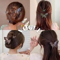 ราคา Vogueพร้อมส่งกิ๊บติดผมผีเสื้อ กิ๊บติดผมคริสตัลนางเงือกประณีต แฟชั่น (VO-7) (25292284937)