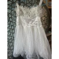 ราคา ชุดราตรีเด็กสีขาวสภาพใหม่ (24570341584)