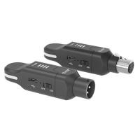 ราคา ระบบส่งสัญญาณ XLR ไร้สายพร้อมความถี่ 2.4G สำหรับศิลปินกีตาร์ไฟฟ้า 48V Phantom Power แบบไดนามิกและไมโครโฟนคอนเดนเซอร์สีดำ (50201517995)