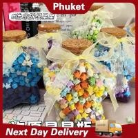 ราคา พับดาวกระดาษสุดสร้างสรรค์ พับดาวห้าแฉกสุดคลาสสิก พับกระดาษลายการ์ตูนวันวาเลนไทน์ (55752444101)