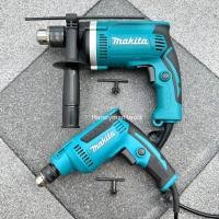 ราคา Makita สว่านไฟฟ้า สว่าน 5 หุน HP1630 -16mm 710W + Makita สว่าน 2 หุน รุ่น DP2010 ขนาดเจาะ 6.5mm กำลัง 370W (17274889833)