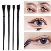 ราคา Eyebrow Eyeliner Brush Small Angled Eyebrow Make Brow Cosmetics Liner Brush Contour Brush (26059377831)