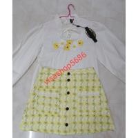 ราคา ชุดเซต2ชิ้นเสื้อแขนยาวปักลายดอกทานตะวันกระโปรงซับในเป็นกางเกงป้ายPairyTale♥️Size♥️M ชุดจริงสวยมากผ้าดีงาม (25819498181)