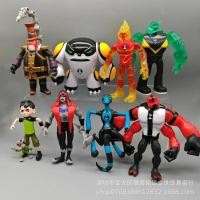 ราคา 9 Pcs/Set Ben 10 3-12 Figure Ben Tennyson Ben Four Arms Grey Matter Heatblast Model Ornaments Anime Figures Doll Kids To (40951941835)