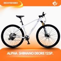 ราคา Alpha Richter จักรยานเสือภูเขา วงล้อ 29 นิ้ว ชุดขับ Shimano Deore 12 speed (27350097426)