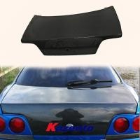 ราคา For Nissan Skyline R33 GTR GTS Carbon Fiber Rear Trunk Boot Lid Body Kits (53802530829)