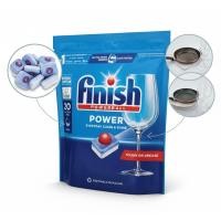 ราคา Finish ฟินิช ผลิตภัณฑ์ล้างจานชนิดก้อน 20 ก้อน Powerball All in 1 (48954559419)