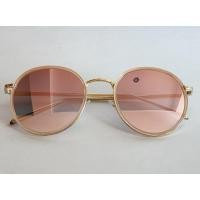 ราคา แว่นกันแดดแฟชั่น เลนส์ปรอท สี Rose gold ขาสีทอง มึถุงผ้า สภาพพอใช้ (27701584215)