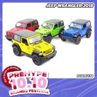 ราคา โมเดลรถ JEEP WRANGLER 2018 (Scale 1:34) รถโมเดล ของสะสม Kinsmart (2142519960)
