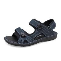 ราคา TAYWIN(แท้) รองเท้าแตะลำรองแบบรัดส้น ผู้ชาย รุ่น SKA-26 หนังนูบักสีกรมท่า (1446699779)