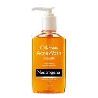 ราคา ❤️ไม่แท้คืนเงิน❤️Neutrogena Oil Free Acne Face Wash 175ml สบู่เหลวสำหรับล้างหน้าช่วยทำความสะอาด (41514141815)