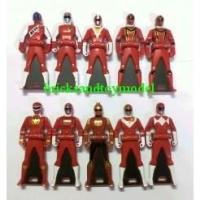 ราคา Gokaiger ranger key เรนเจอร์คีย์โกไคเจอร์ สีแดงล้วน 10 ตัว (64849440)
