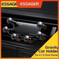 ราคา Essager ที่วางโทรศัพท์ในรถยนต์สําหรับรถยนต์ Air Vent Mount โทรศัพท์มือถือสนับสนุนสําหรับ 4.7-6.7 นิ้วสําหรับ Samsung iP โลหะ Gravity Holdercar โทรศัพท์ผู้ถือ (28107816414)