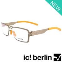 ราคา Ic Berlin แว่นตารุ่น 004 C-7 สีทอง Reionizaton กรอบเต็ม ขาข้อต่อ วัสดุสแตนเลส สตีล Eyeglass ทางร้านเรามีบริการรับตัดเลนส (2212200576)