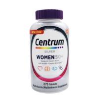 ราคา Centrum Silver Women 50+ 275 tablets เซนทรัม ซิลเวอร์ วิตามินสำหรับผู้หญิง 50+ (11984353578)