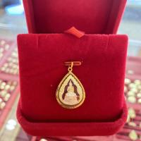 ราคา จี้หลวงพ่อโสธร กรอบทองแท้90% เหมาะกับสร้อยขนาด 2สลึง ขนาดกว้าง1.5สูง1.6cm (20041420100)