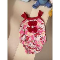 ราคา บอดี้สูทขาเว้าเด็กผู้หญิงลายคิตตี้ 0-3เดือน มือสอง (21695299152)