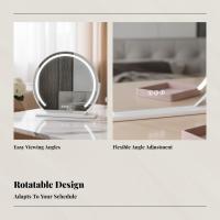 ราคา กระจกโต๊ะเครื่องแป้งกระจกแต่งหน้าตั้งโต๊ะพร้อมไฟกระจกตั้งโต๊ะขนาดใหญ่สไตล์นอร์ดิก (43828315645)