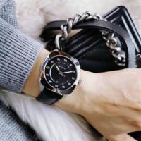 ราคา Gucci GG2570 Leather strap watch (7830237113)
