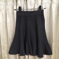 ราคา เดรสทำงานทรงหางปลาพริ้วๆ สีเทาเข้ม Free size (10119822034)