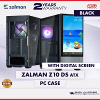 ราคา เคส ZALMAN Z10 DS ATX พร้อมจอดิจิตอล - สีดํา (50753439214)
