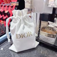 ราคา ถุงหูรูด ถุงผ้าเล็ก เคาน์เตอร์ในประเทศ Dior Dior กระเป๋าหูรูดสีขาวกระเป๋าเก็บเครื่องสำอางกระเป๋าผ้าฝ้ายและผ้าลินินกระเป๋าหูรูดกระเป๋าเครื่องสำอาง (40827624167)