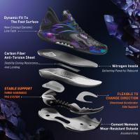 ราคา [ANTA X Kyrie irving]shock wave 5 รองเท้าบาสเกตบอลชาย กันลื่นเพื่อตรวจสอบรองเท้ากีฬาผู้ชาย 81233110 (24109872623)