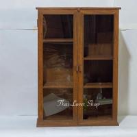 ราคา ตู้ยา ตู้ไม้สัก ตู้แต่งบ้าน มินิมอล งานไม้สักเก่า (19903898861)