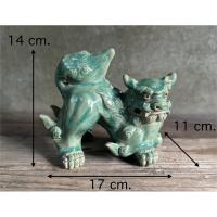 ราคา รูปปั้นเซรามิกน้ำเคลือบซีซ่าร์(Shisa)ซึ่งเป็นรูปปั้นสัตว์ในตำนานที่พบเห็นได้ทั่วไปในจังหวัดโอกินาวา (41517314404)