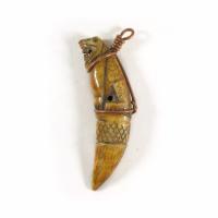 ราคา เขี้ยวหมูตัน แกะลายเสือ หลวงพ่อนก วัดสังกะสี ลงยันต์ทั้งตัว พร้อมเลี่ยมฉนวนนาค (14596755035)