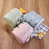 ราคา ปิ่นโต ปิ่นโตสแตนเลส 2 ชั้น lunch box ภายนอกทำจากพลาสติกคุณภาพดี ปิ่นโตสีน่ารักๆ พกพาสะดวก มี 3 สีให้เลือก (2960697585)