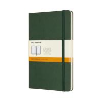 ราคา Moleskine Classic Notebook Hard Cover, Ruled, ขนาดใหญ่ (13ซม. X 21ซม.), Myrtle Green Qp060K15 (44415652279)