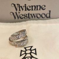 ราคา ♞,♘Vivienne Westwood 2023 ใหม่ แหวนหัวเข็มขัดสองชั้น ประดับเพชร หรูหรา ระดับไฮเอนด์ (25128044923)