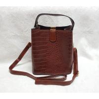 ราคา กระเป๋าสะพายข้างสไตล์เกาหลี ทรงถัง สีน้ำตาล (5279699960)