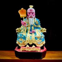 ราคา ปรมาจารย์ไท้เสียงเหล่ากุง งานเรซิ่น-เขียนสี-น้ำทอง สูง 4.5 นิ้ว (24374061263)